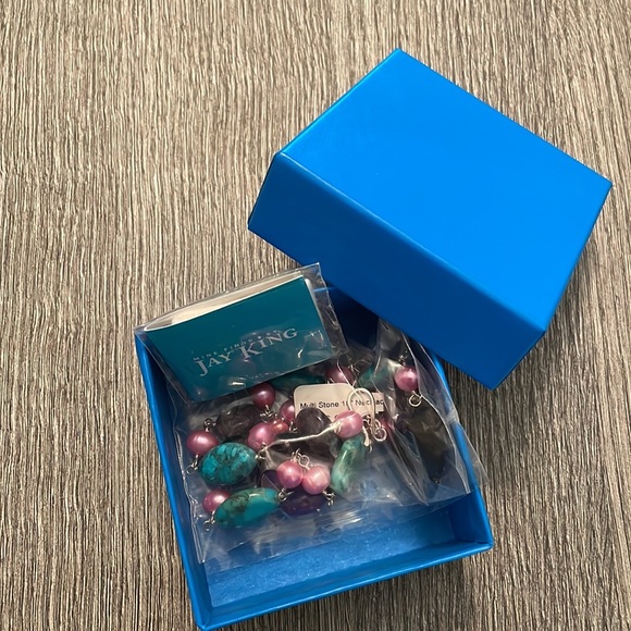 Multi stone necklace - Picture 7 of 8